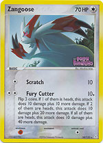 Zangoose - 34/110 - Rare - Reverse Holo